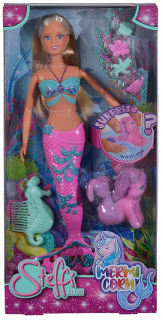STEFFI bábika - Steffi Love Doll Mermaid + PET + Príslušenstvo