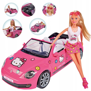 HELLO KITTY Steffi v kabriolete VW Beatle Hello Kitty Simba