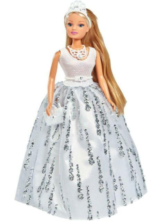STEFFI bábika - Steffi vo svadobných šatách s kryštálmi Swarovski