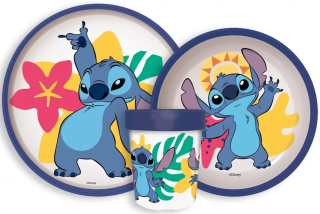SÚPRAVA RAŇAJKOV STITCH PREMIUM SÚPRAVA VEČERSKÉHO NÁDOBU STICH DISNEY
