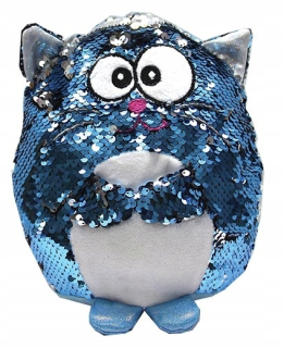 Staviteľ Bob - STNUX Mascot Sequin Cat 20cm STN5379