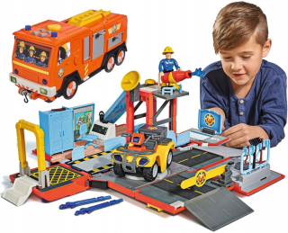 Požiarnik Sam  - Požiarna brigáda Hasič SAM AND AUTOKUMENTU 2IN1 + FIGURINE