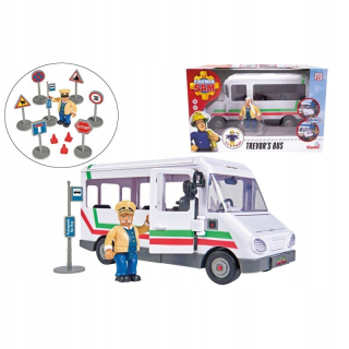 Požiarnik Sam  - Fireman Sam Bus Trevora s figúrkami + príslušenstvo