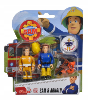 Požiarnik Sam - Hasič SAM Obrázky Sam a Arnold + Simba príslušenstvo
