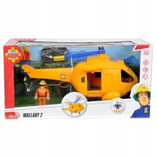 Požiarnik Sam - Hasič Sam Helicopter Wallaby II s obrázkom, Simba