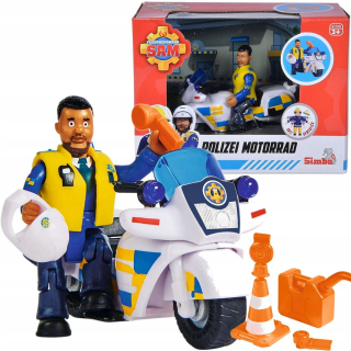 Požiarnik Sam  - Hasič Sam Policajný motor Obrázok Malcolm + AKC