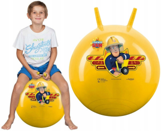 Požiarnik Sam - Fireman Sam Ball pre skákanie s horskosťou