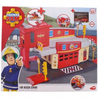Požiarnik Sam  - Hasič Sam Fire Station Helicopter Tor Garáž