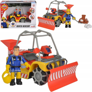 Požiarnik Sam  - Hasič Sam Snow Quad Merkúr Mertur Figurine
