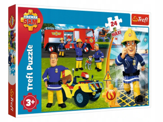 Požiarnik Sam  - Hasič Sam Trefl Puzzle 10W1 90356 Puzzle Set
