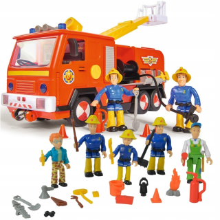 Požiarnik Sam  - Firefighter Sam Fire Truck Jupter + Nastaviť 5 číslic