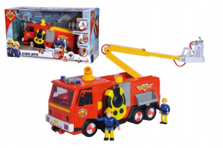 Požiarnik Sam  - Fireman Sam Fire Truck Jupiter Deluxe 2 figúrky
