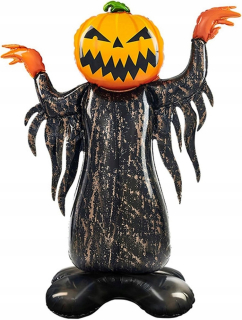 STRAŠIDLO BALÓNOVÁ HALLOWEENSKÁ DEKORÁCIA 115cm PÁRTY DEKORÁCIA