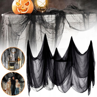 STRAŠIVÉ BLACK GAUGE HALLOWEENSKÉ DEKORÁCIE STRAŠIVÉ ŠÁLOVÉ DEKORÁCIE DOMU