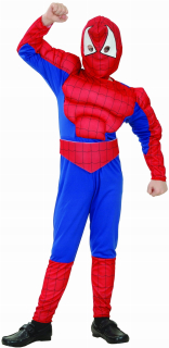 SPIDERMAN - Muž Spider Outfit so spidermanom 120/130 Muscula