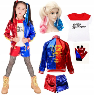 JOKER - Harley Quinn Joker Peruka 146/152 10-11