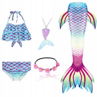 Princezná Ariel - Swimsuit Chvost Siren Ariel Syberi 5el-110