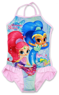 Shimmer a Shine - Shimmer a lesk swimsuit. Rose Licencia 128 cm