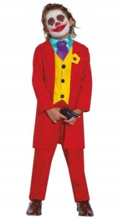JOKER - Šaty Lord úsmev klaun klaun červený žolík 128