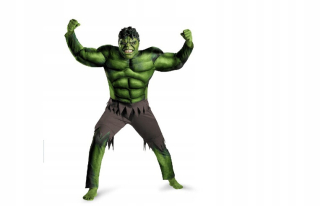 HULK - Oblečenie Disguise Hulk + Mask Ball karneval