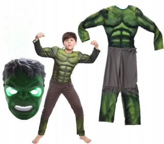 HULK - Oblečenie Disguise Hulk Mask Monster Mutant 110/116