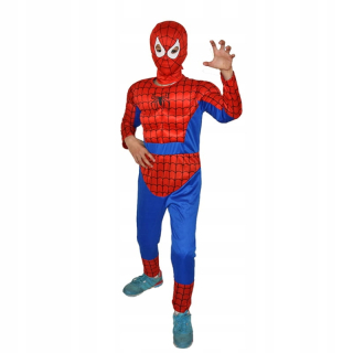 SPIDERMAN - Spiderman Outfit so svalmi L 134-140cm