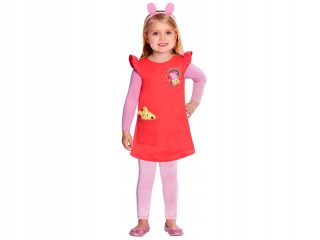 Pepa Pig - Šaty Šaty Pras Peppa Red 110-116 3el