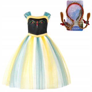 Elsa Frozen - Šaty Ania Land of Ice Frozen Band A3 5-6L