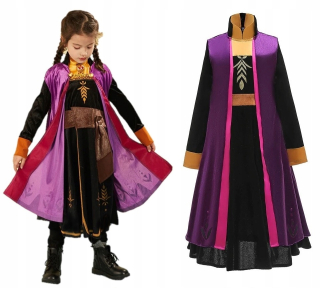 Elsa Frozen - Šaty Anna Disguise Bal Pozemok ľadu 2 134/140