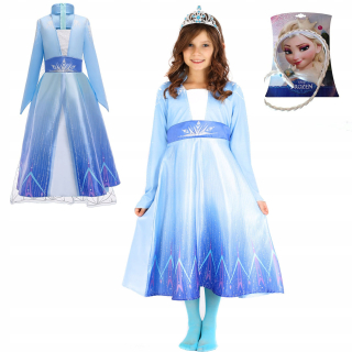 Elsa Frozen - Elsa mrazené šaty 2 krajiny Ice 2-3L + BAND
