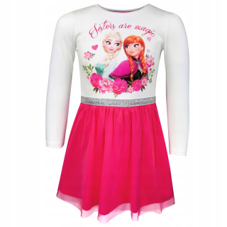 Elsa Frozen - Ľadové šaty Mrazené Tull 134 cm 9 rokov