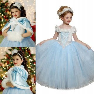 Elsa Frozen - Šaty krajiny Ice princezná kostým elsa 120