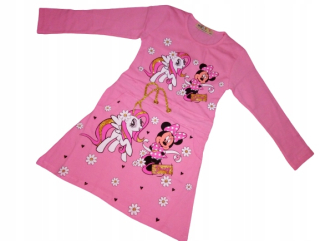 Minnie Mouse - Šaty tunika myš Minnie veľkosť 128 (7-8 rokov)