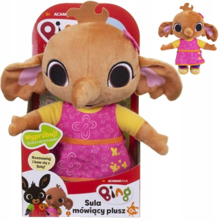 BING A PRIATELIA - Sula Mascot Bing Pluszak spieva 25 cm hovorí pl