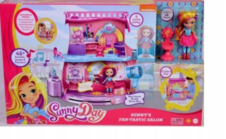 Bábika Sunny Day  - Slnečný deň slnečný hrad krása salón + bábika