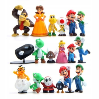 Super Mario - Super Mario Bros súbor obrázkov 18 kusov