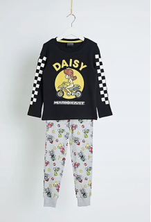 Super Mario - Super Mario Pajama Princess Daisy 116-122 cm