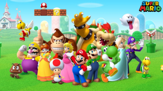 Super Mario - Super Mario - Unique XL UHD 4K MATS !! 90x50 cm