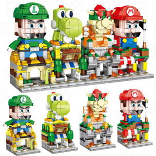 Super Mario - Super Mario _ Pads _ 1000ks_ Mega Set 4W1 PL