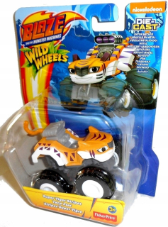 Blaze a Monster autá - Super Tiger Stripes Blaze Mega Machine Tiger Auto