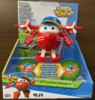SUPER WINGS - Super krídla veľké figurín transformujúce flip 13 cm