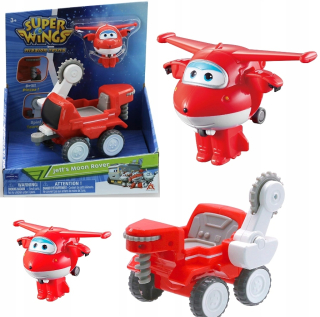 Super wings jett vozidlo víťazného princeza + figúrka mission teams
