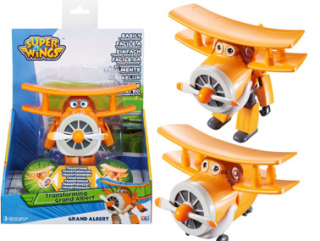Super Wings Transformácia 2v1 Albert Robot