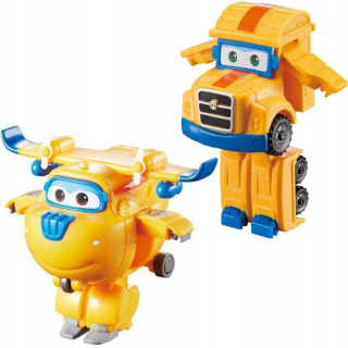 SUPER WINGS - Super Krídla Figurín Transformácia Donnie + Poppa