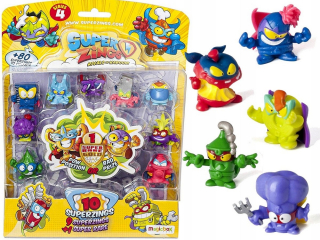 SUPER ZINGS - Super Zings 10 Figurines 1 Figuríny Gold Series 4