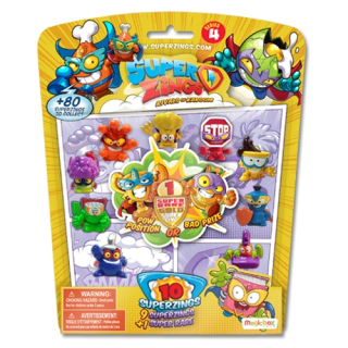 SUPER ZINGS - Super Zings 4 Series 4 Set 10 obrázkov + 1 zlato