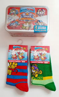 SUPER ZINGS - Super Zings 6 vecí Figurines down ponožky 27-30