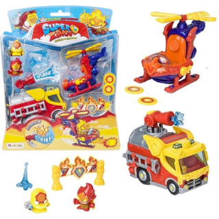 SUPER ZINGS - Super Zings Fire 2 Obrázky + vozidlo + vrtuľník
