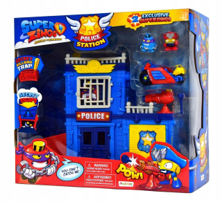 SUPER ZINGS - Super Zings Polícia Post +2 Obrázky + vozidlo
