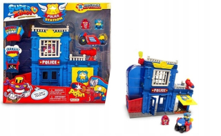 SUPER ZINGS - Super Zings Polícia Post + Figures + vozidlo